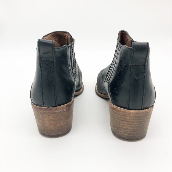Madewell The Bonham Boot Size 7.5 Black Ankle Leather Comfort Chelsea Western - Picture 7 of 11